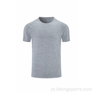 Camiseta de camiseta de homens de verão 100% de algodão